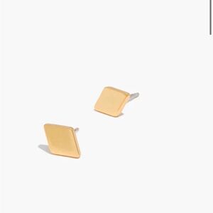 Madewell Diamond-Shaped Stud Earrings